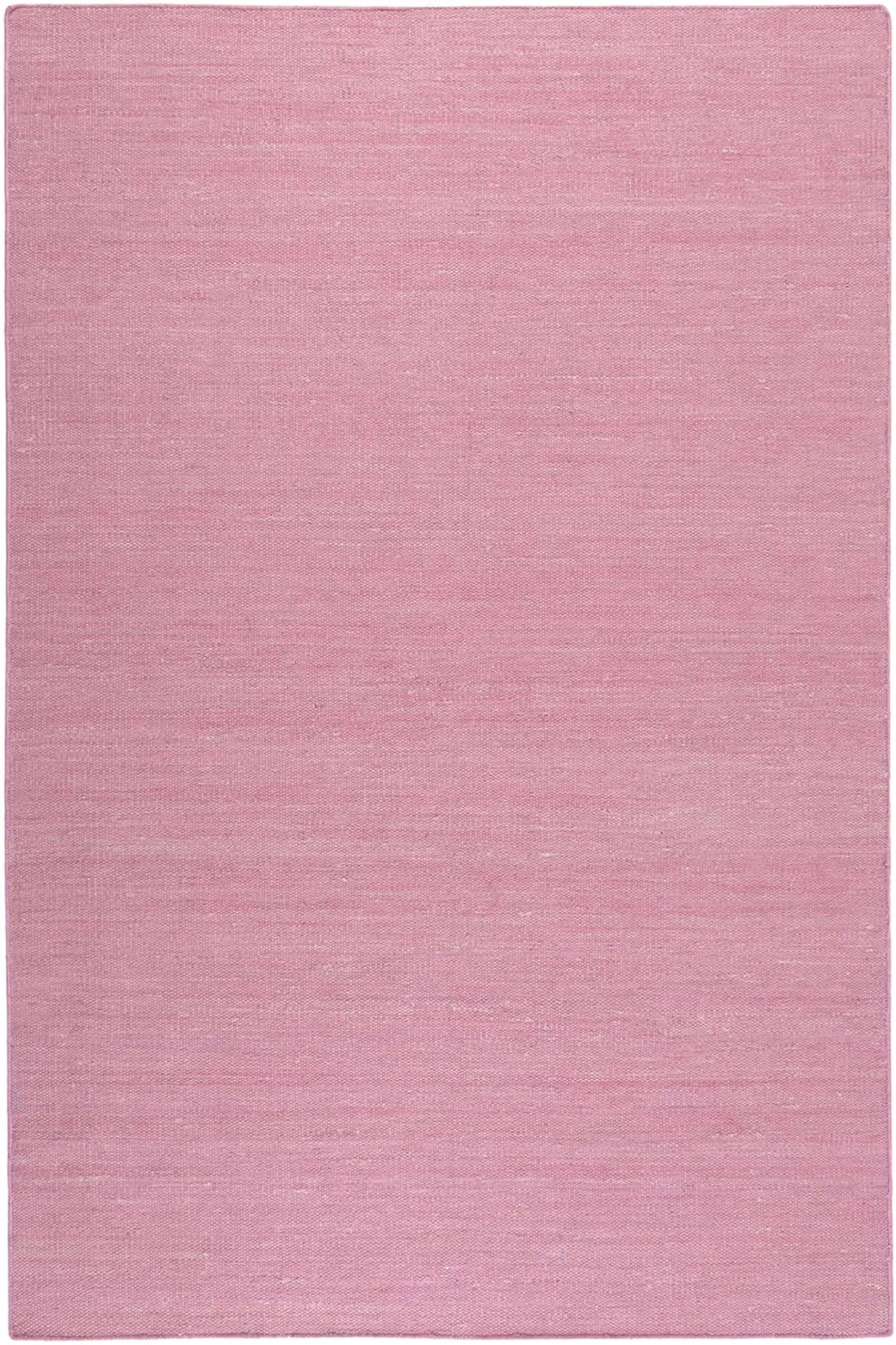 Esprit Kurzflor Teppich Rosa aus Baumwolle "Rainbow Kelim"