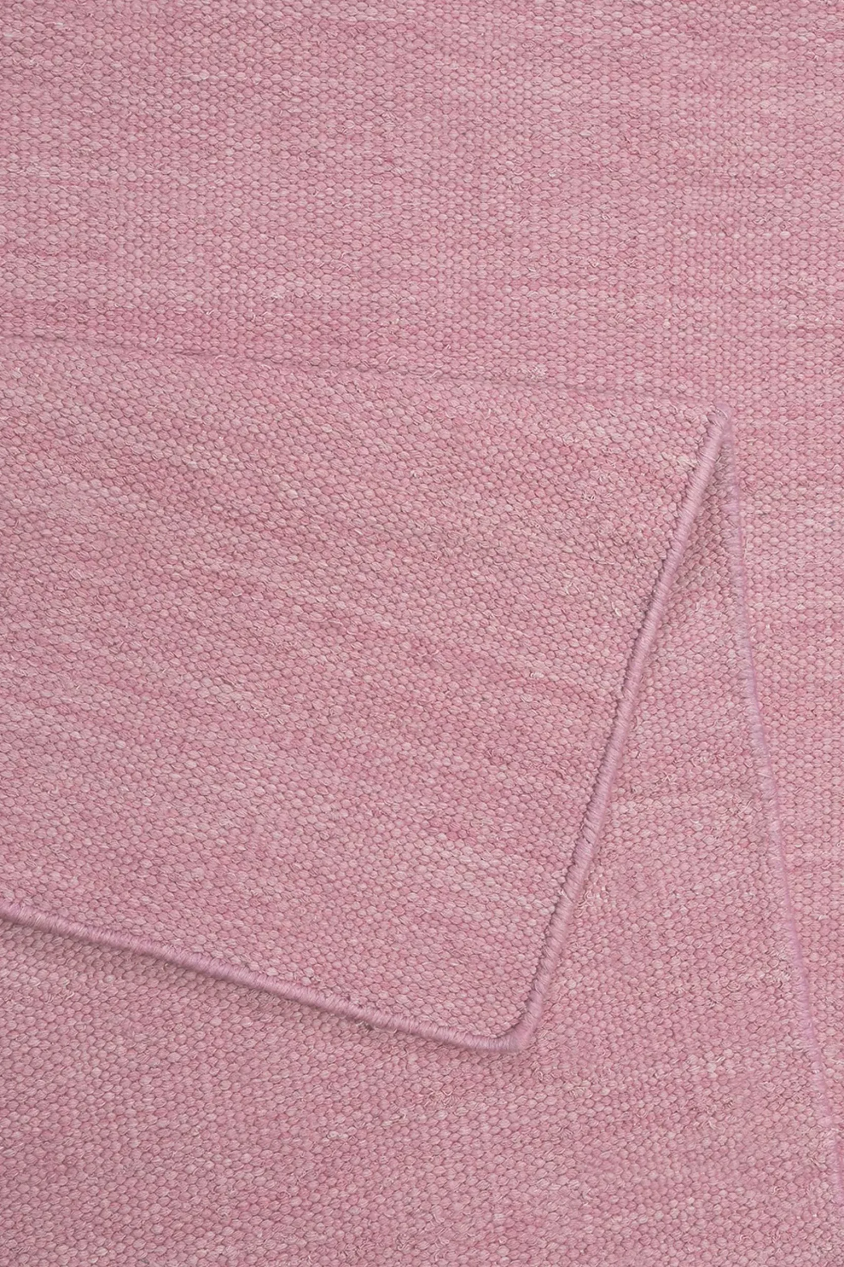 Esprit Kurzflor Teppich Rosa aus Baumwolle "Rainbow Kelim"