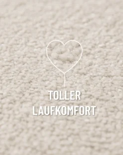 Esprit Kurzflorteppich Rund Creme Weiß