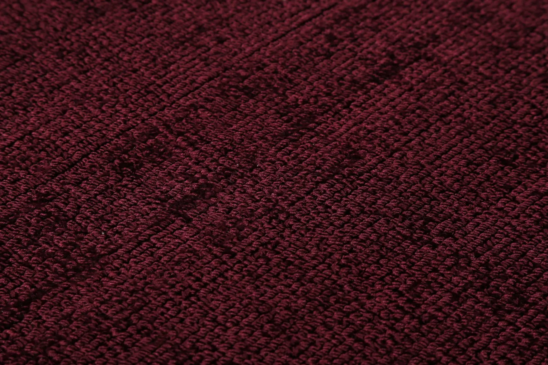 Esprit Kurzflor Teppich Rund Bordeaux Rot "Gil"
