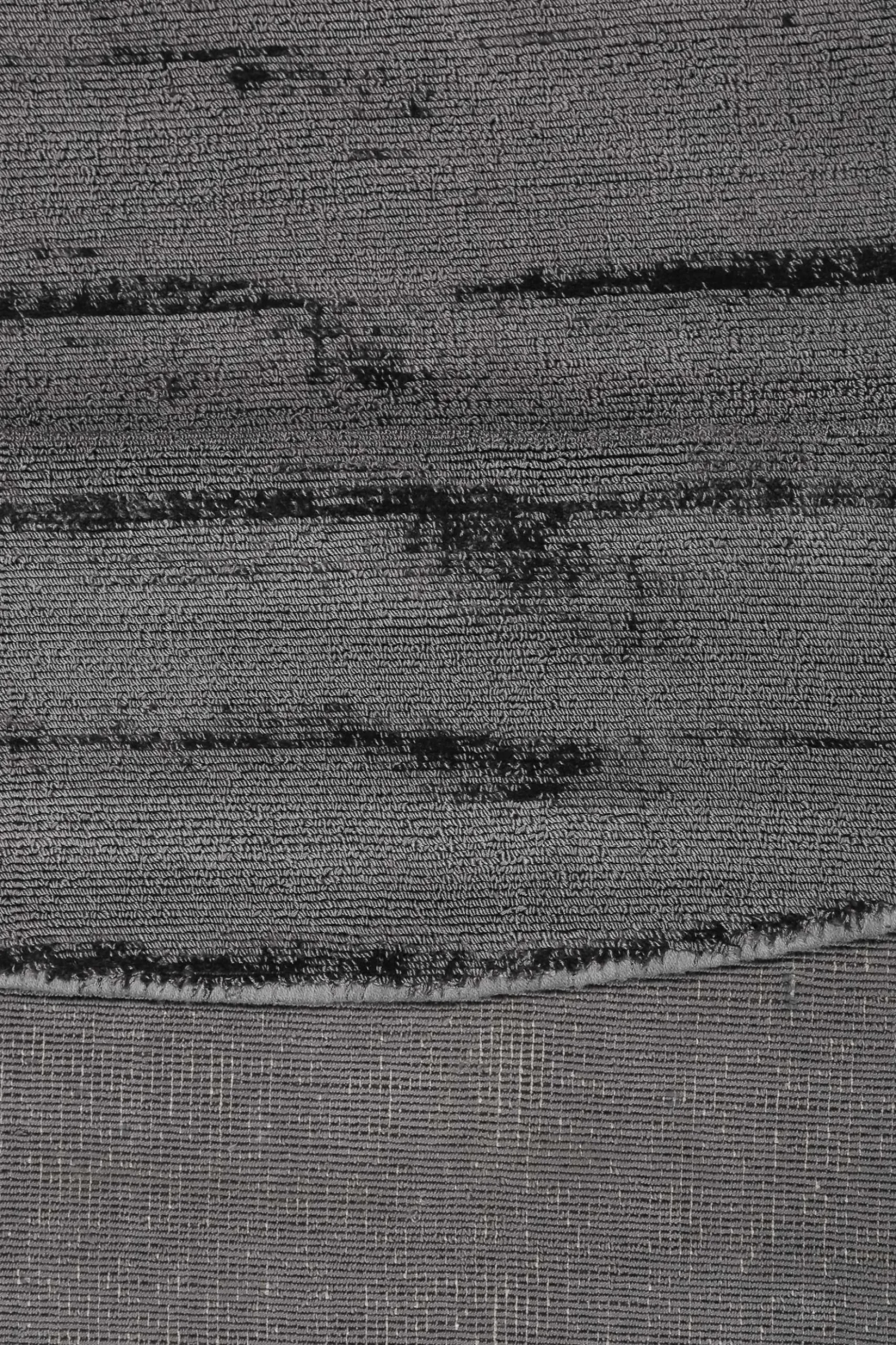 Esprit Kurzflor Teppich Rund Grau "Gil"