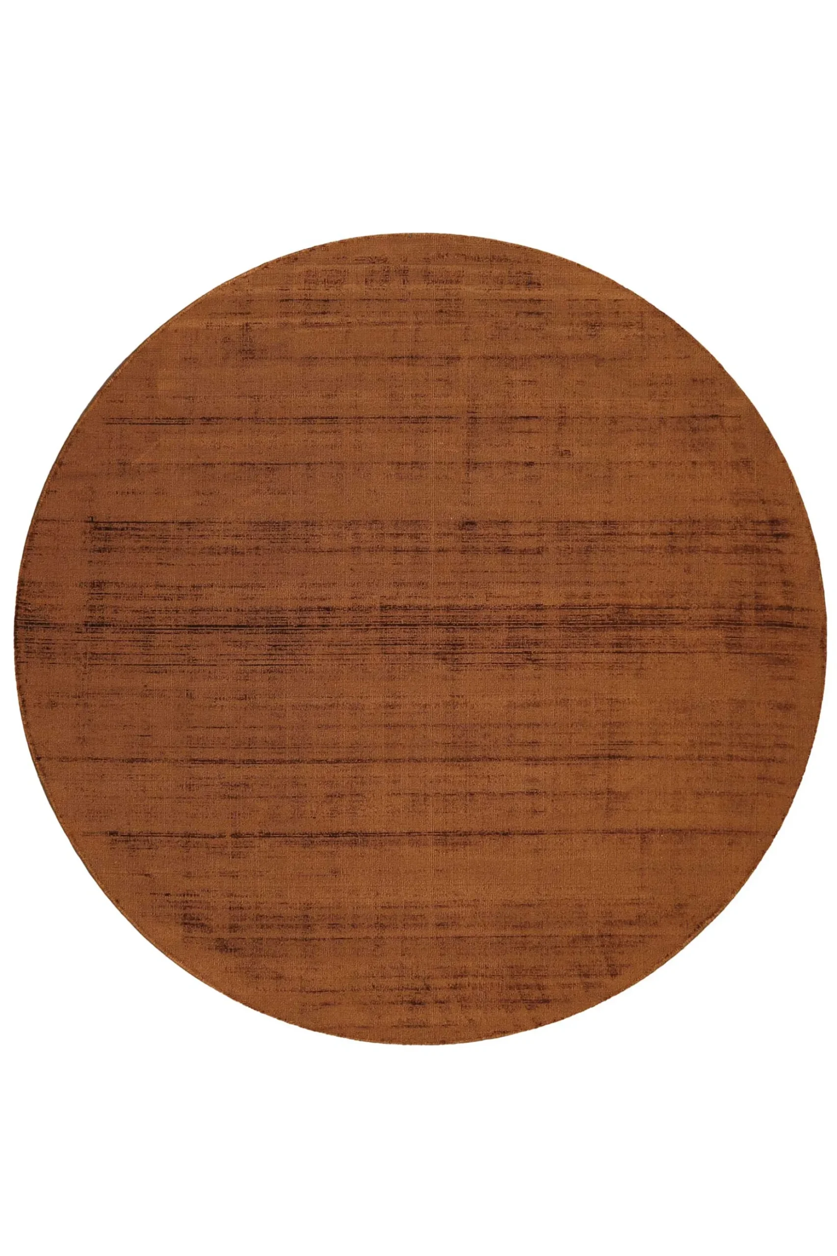 Esprit Kurzflor Teppich Rund Terracotta Braun "Gil"