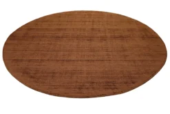 Esprit Kurzflor Teppich Rund Terracotta Braun