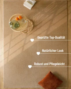 Esprit Kurzflorteppich Sand Beige "Vegas"