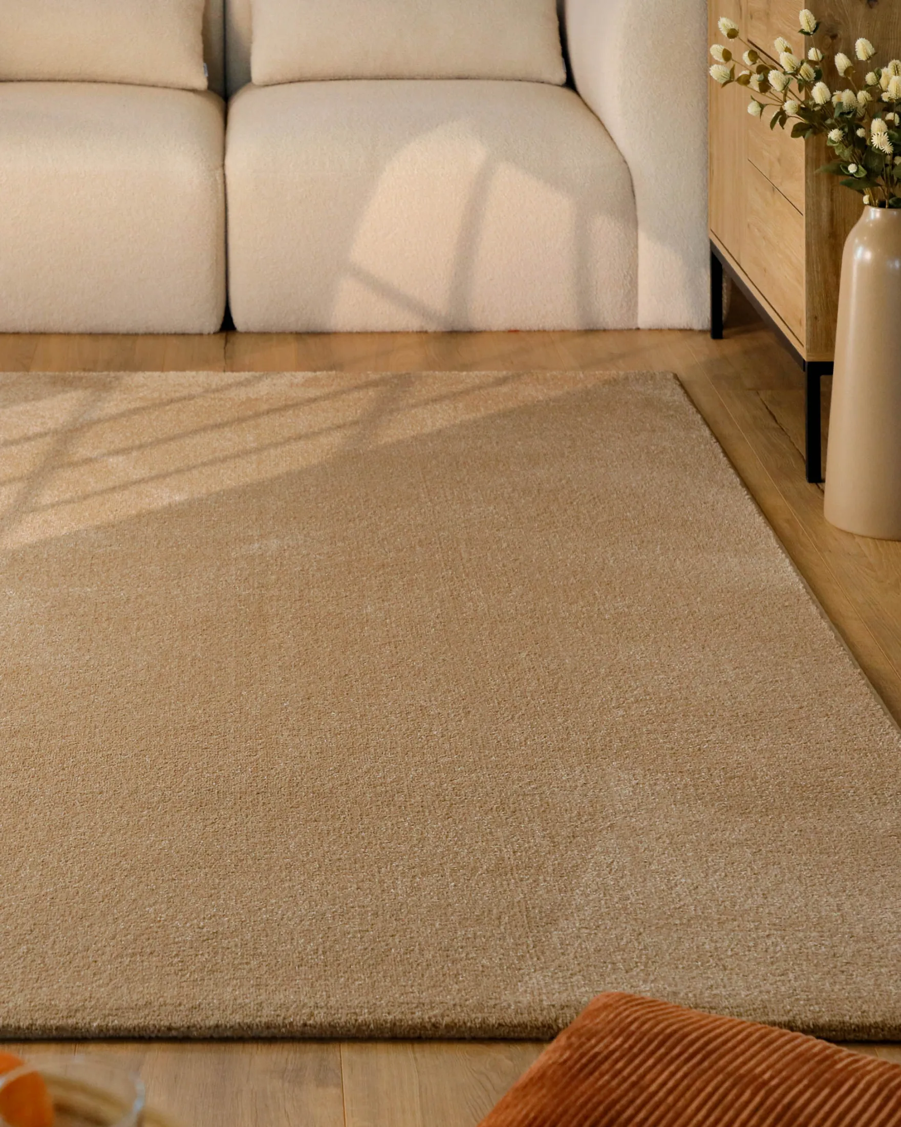 Esprit Kurzflorteppich Sand Beige "Vegas"