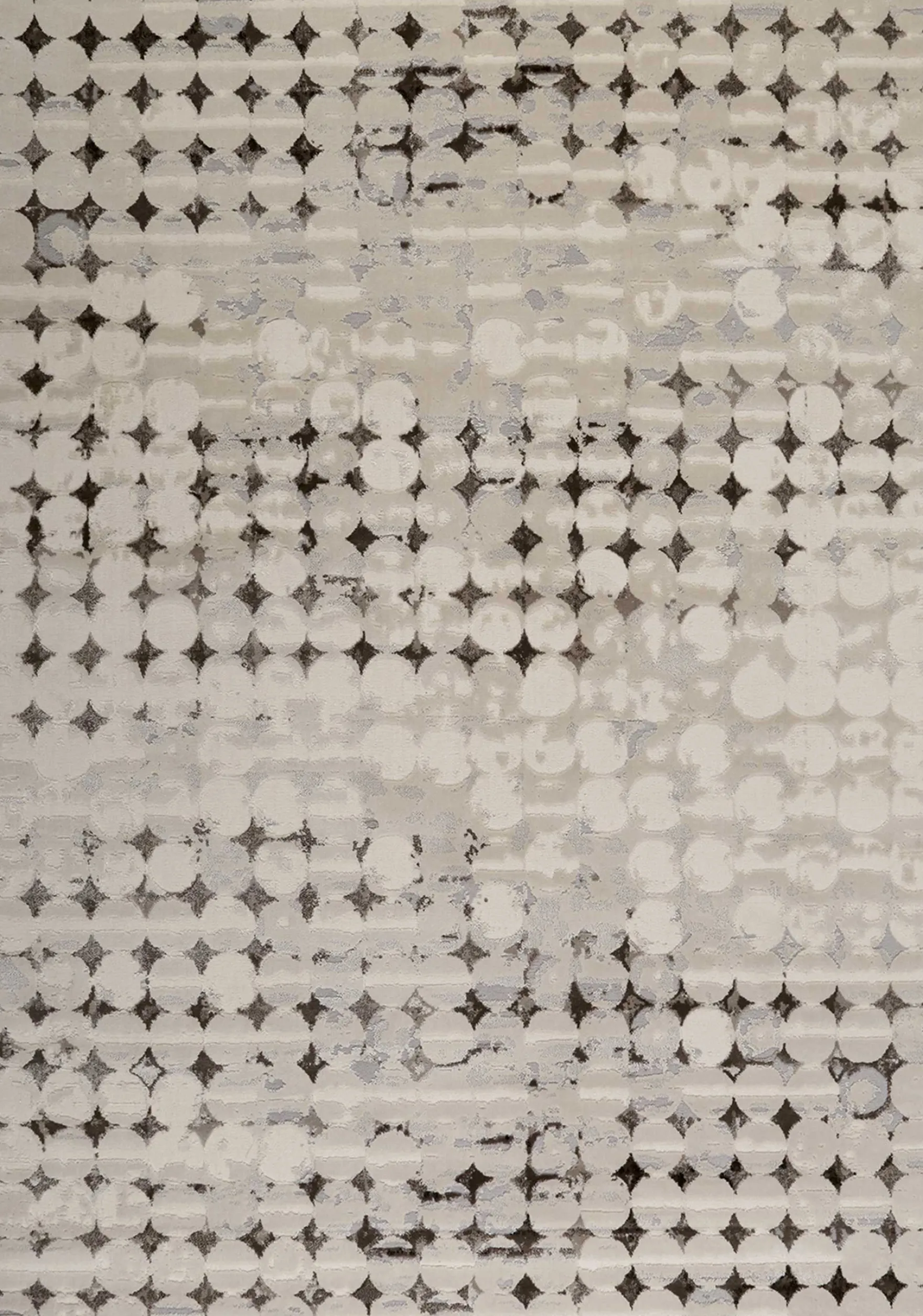 Esprit Kurzflor Teppich "Velvet Spots" beige braun