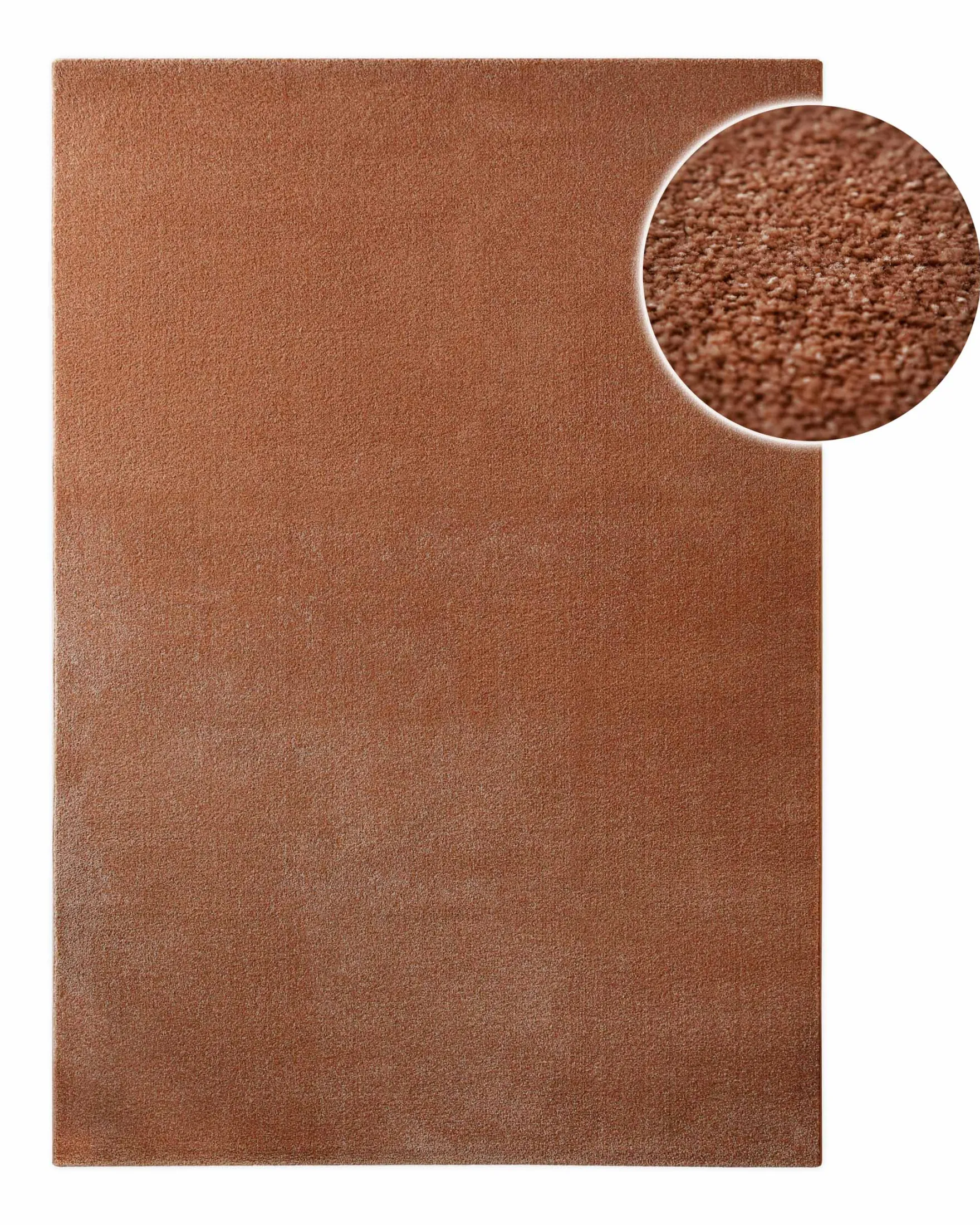 Esprit Kurzflorteppich Ziegel Rot "Vegas"
