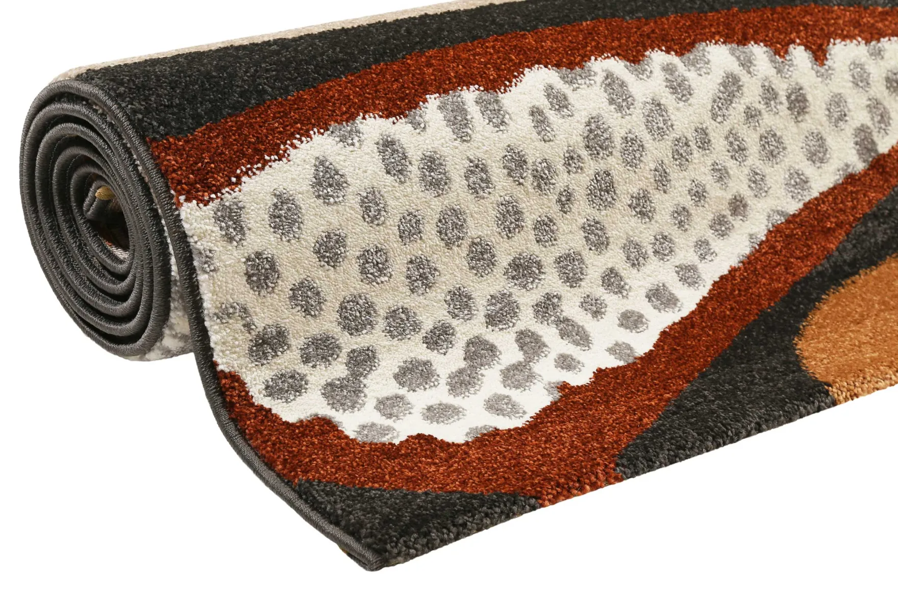 Esprit Teppich Anthrazit Bunt Kurzflor "Hazel"