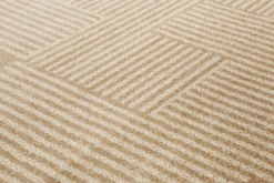Esprit Teppich Beige Braun Kurzflor 