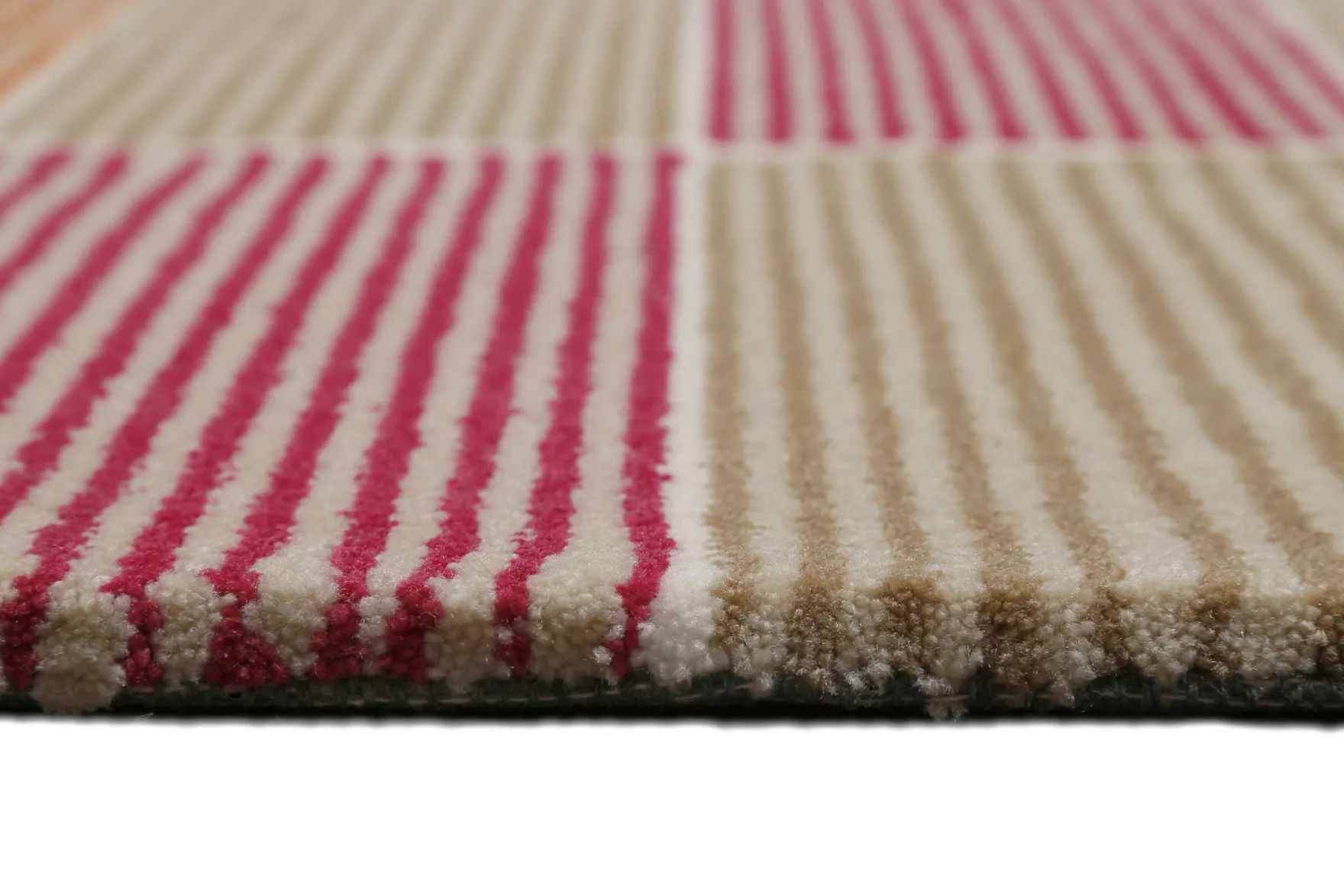Esprit Teppich Beige Orange Taupe Kurzflor "Fida"