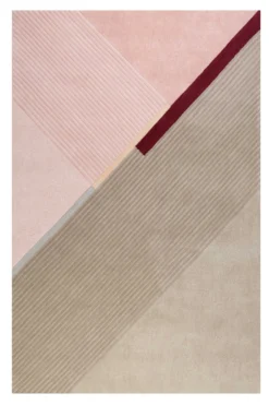Esprit Teppich Beige Rosa Kurzflor "XAZ"