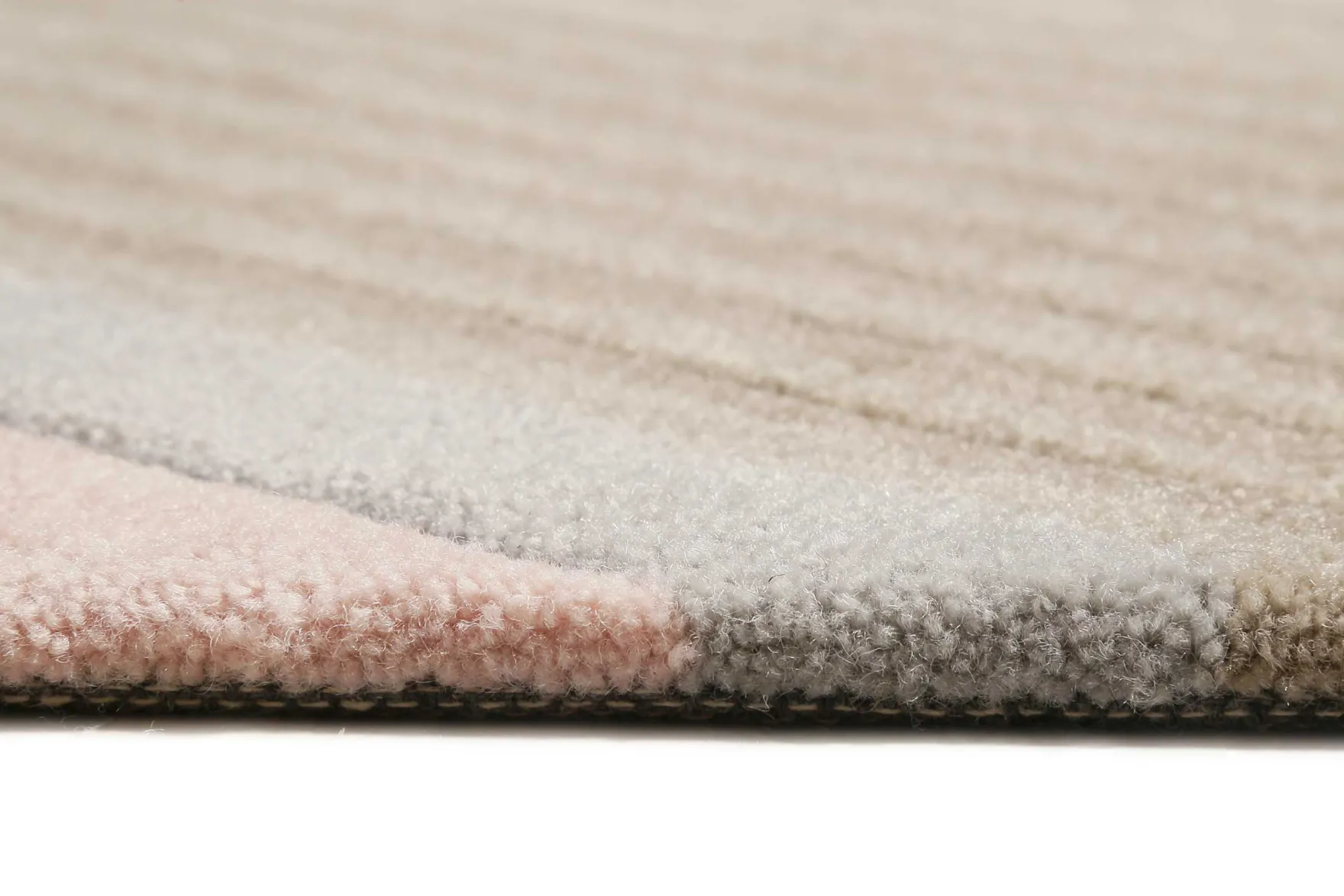 Esprit Teppich Beige Rosa Kurzflor "XAZ"