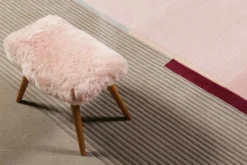 Esprit Teppich Beige Rosa Kurzflor