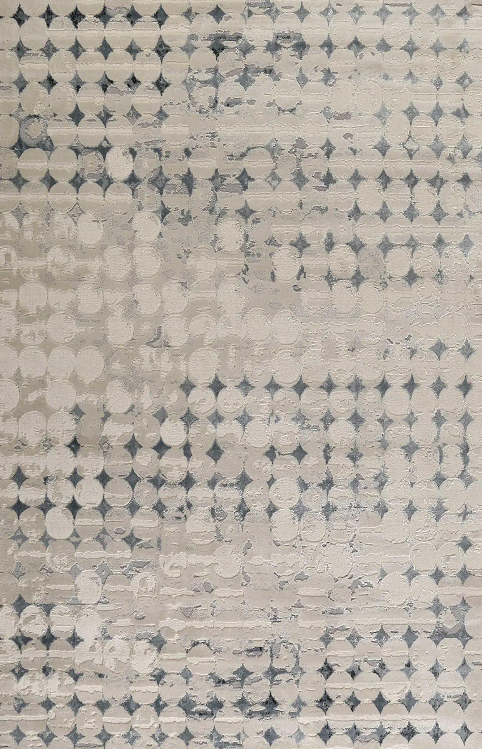 Esprit Teppich Beige Türkis Kurzflor "Velvet Spots"