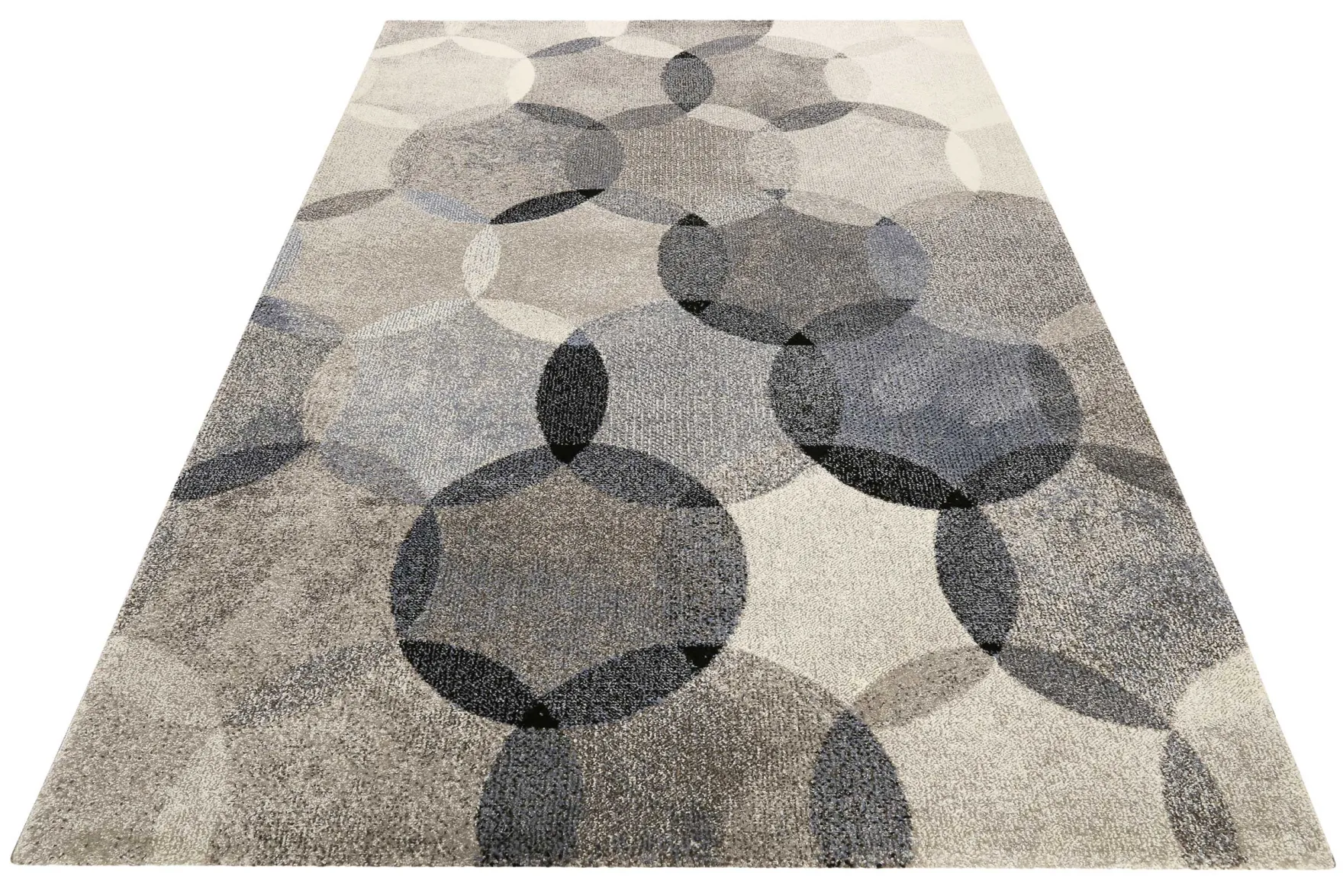 Esprit Teppich Blau Grau "Modernina"