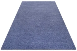 Esprit Teppich Blau meliert aus Wolle