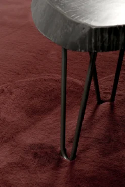 Esprit Teppich Bordeaux Rot und sehr flauschig Hochflor "Alice"
