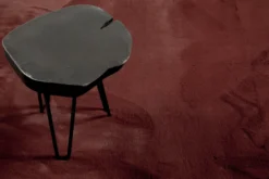 Esprit Teppich Bordeaux Rot und sehr flauschig Hochflor