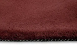 Esprit Teppich Bordeaux Rot und sehr flauschig Hochflor