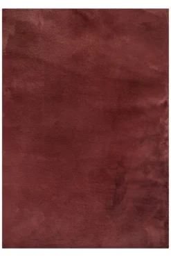 Esprit Teppich Bordeaux Rot und sehr flauschig Hochflor