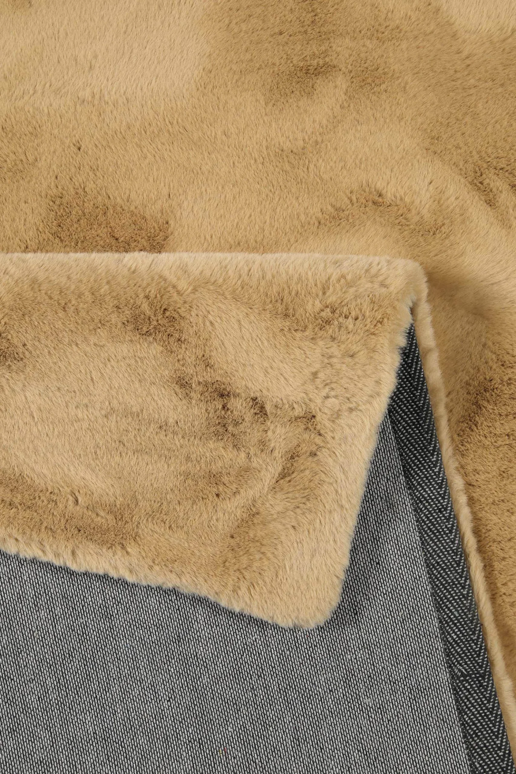 Esprit Teppich Caramel Beige und sehr flauschig Hochflor "Alice"