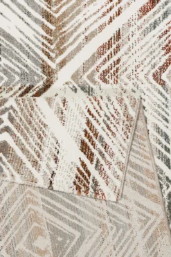 Esprit Teppich Creme Beige Bunt Kurzflor "Cuba"