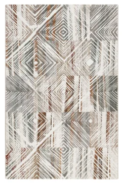 Esprit Teppich Creme Beige Bunt Kurzflor