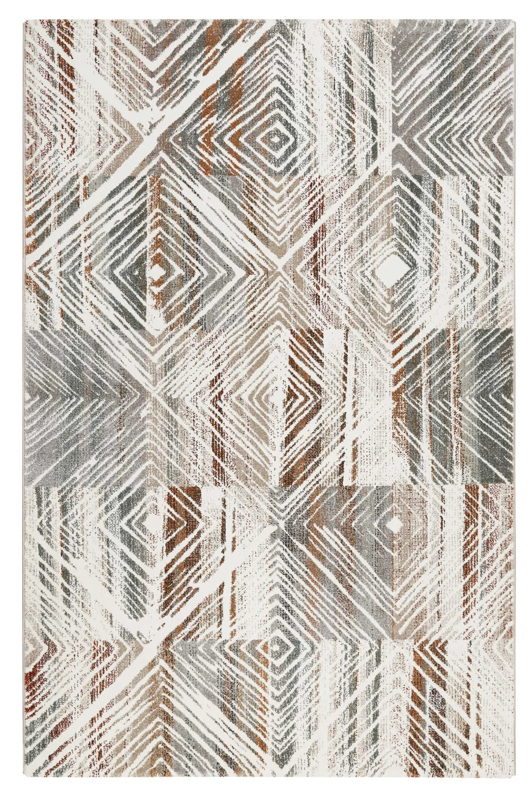 Esprit Teppich Creme Beige Bunt Kurzflor "Cuba"