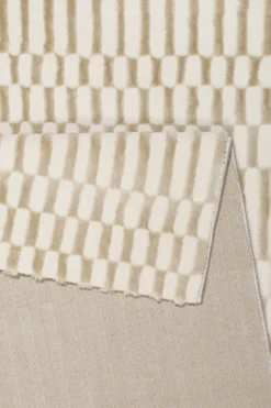 Esprit Teppich Creme Beige Kurzflor