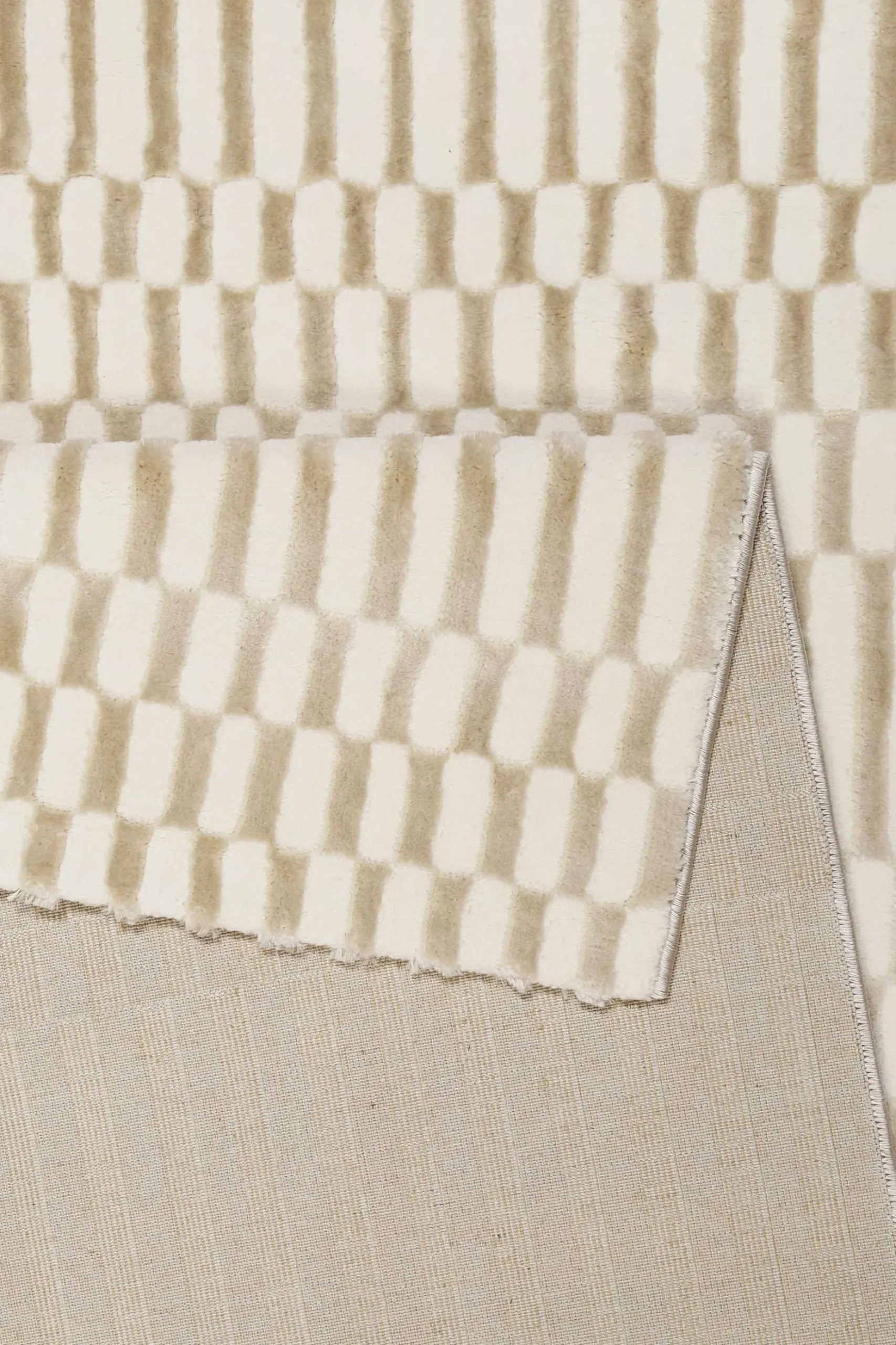 Esprit Teppich Creme Beige Kurzflor "Linn"