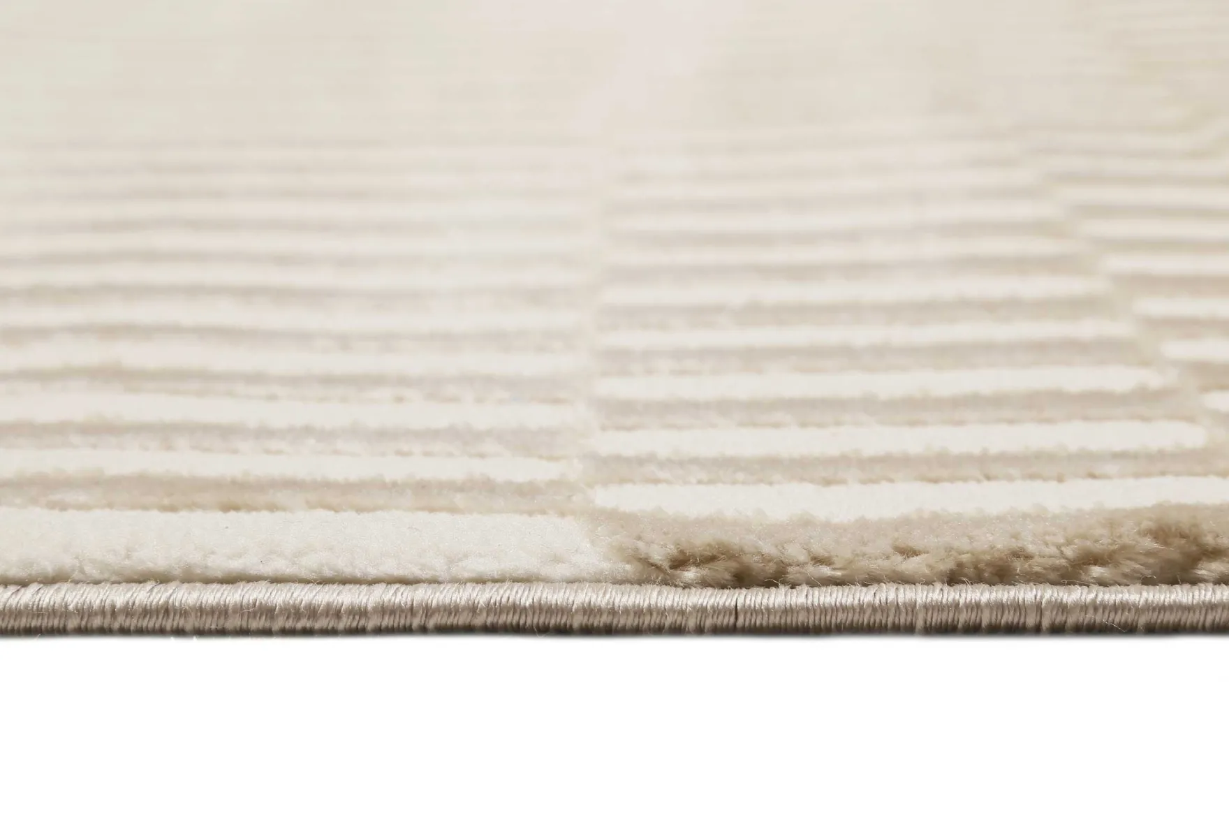 Esprit Teppich Creme Beige Kurzflor "Linn"