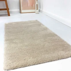 Esprit Teppich Creme Beige meliert Hochflor