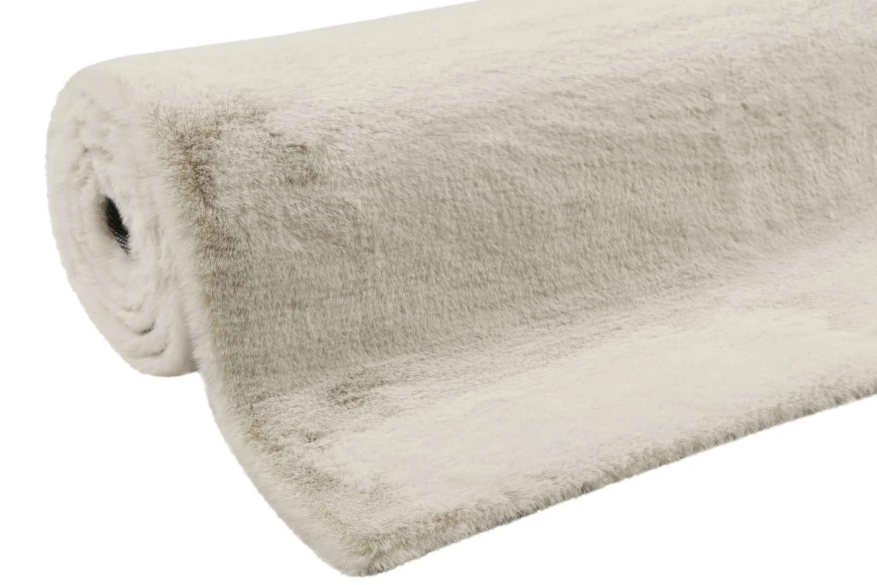Esprit Teppich Creme Beige und sehr flauschig Hochflor "Alice"
