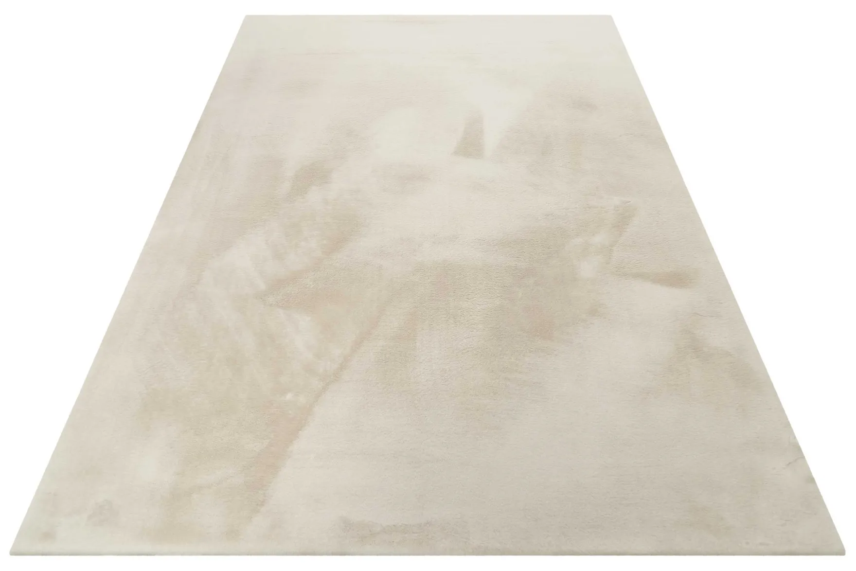 Esprit Teppich Creme Beige und sehr flauschig Hochflor "Alice"