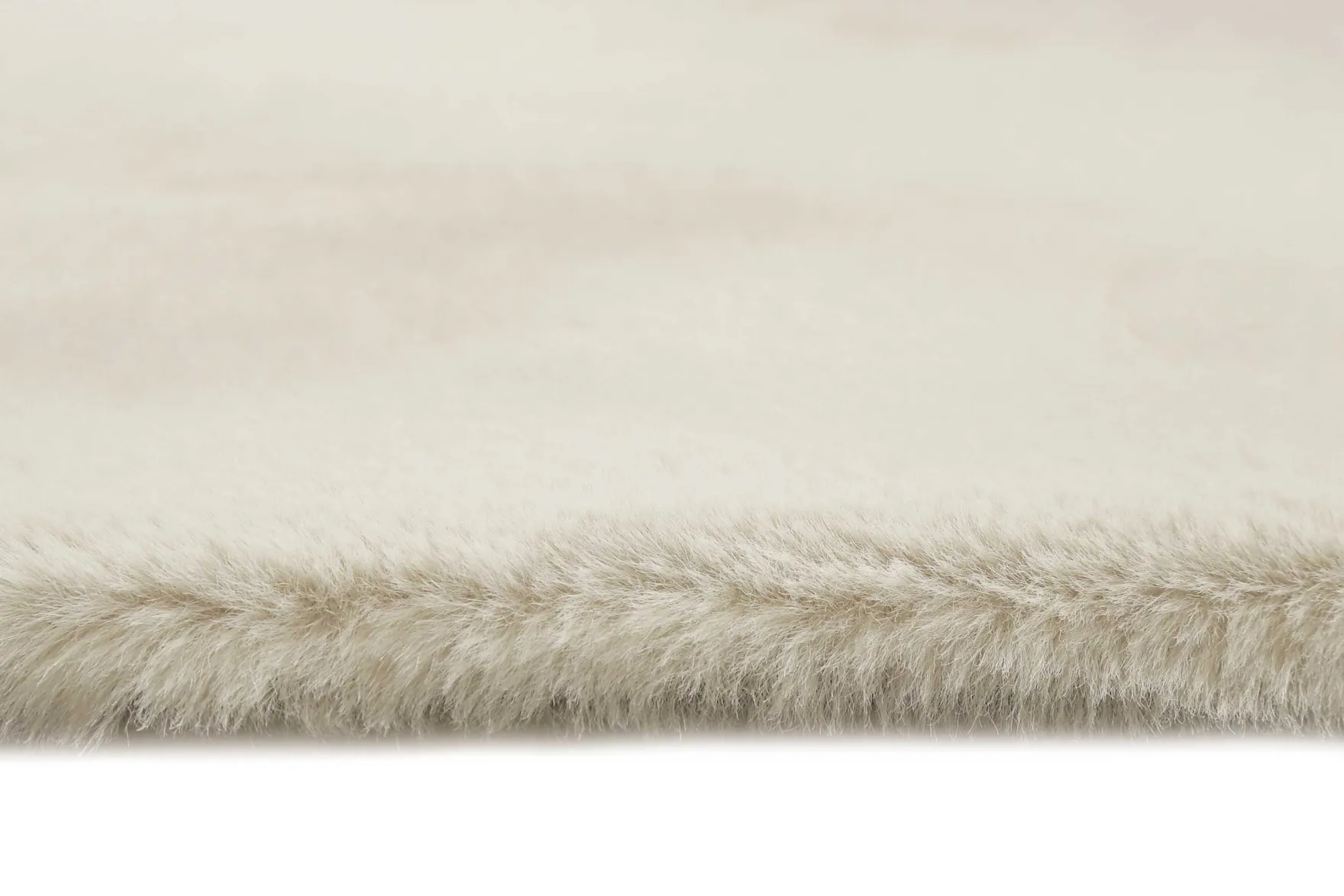 Esprit Teppich Creme Beige und sehr flauschig Hochflor "Alice"