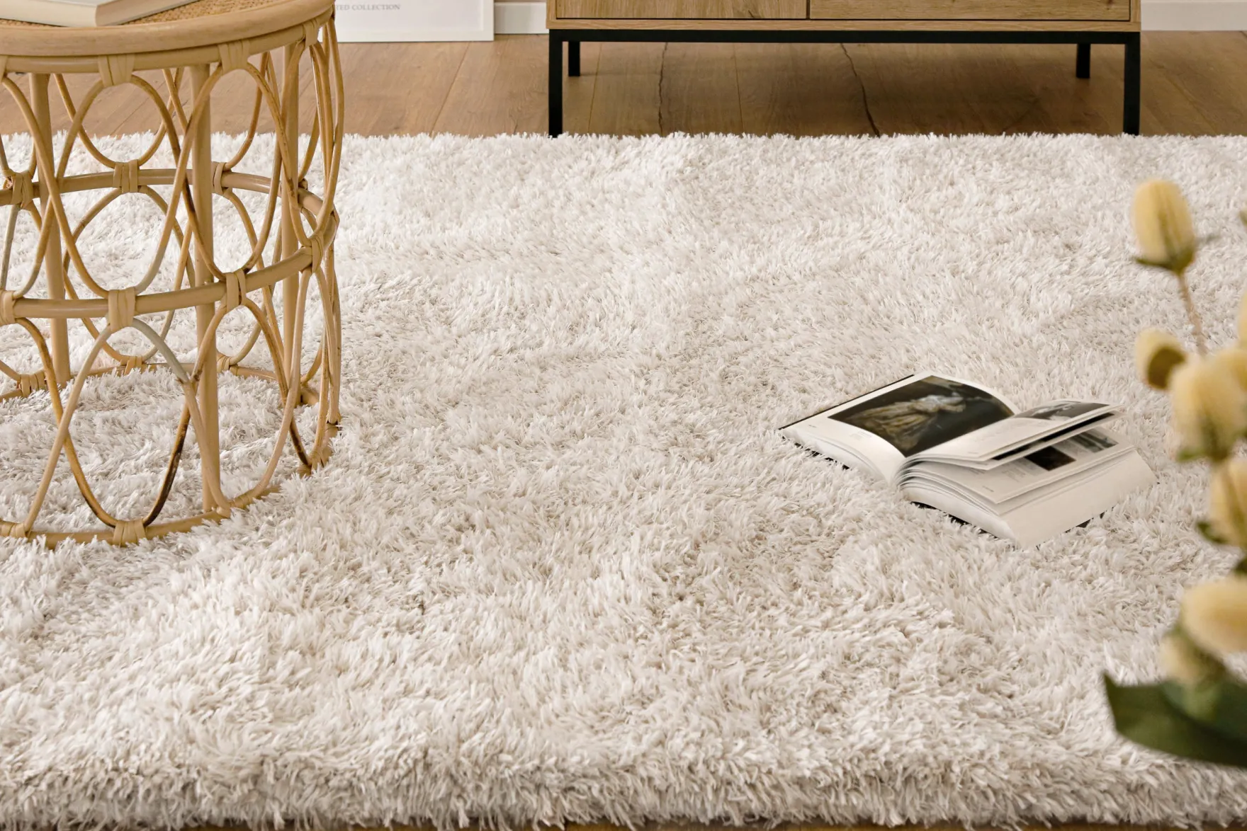 Esprit Teppich Creme Beige weich & soft & nachhaltig "Yogi"