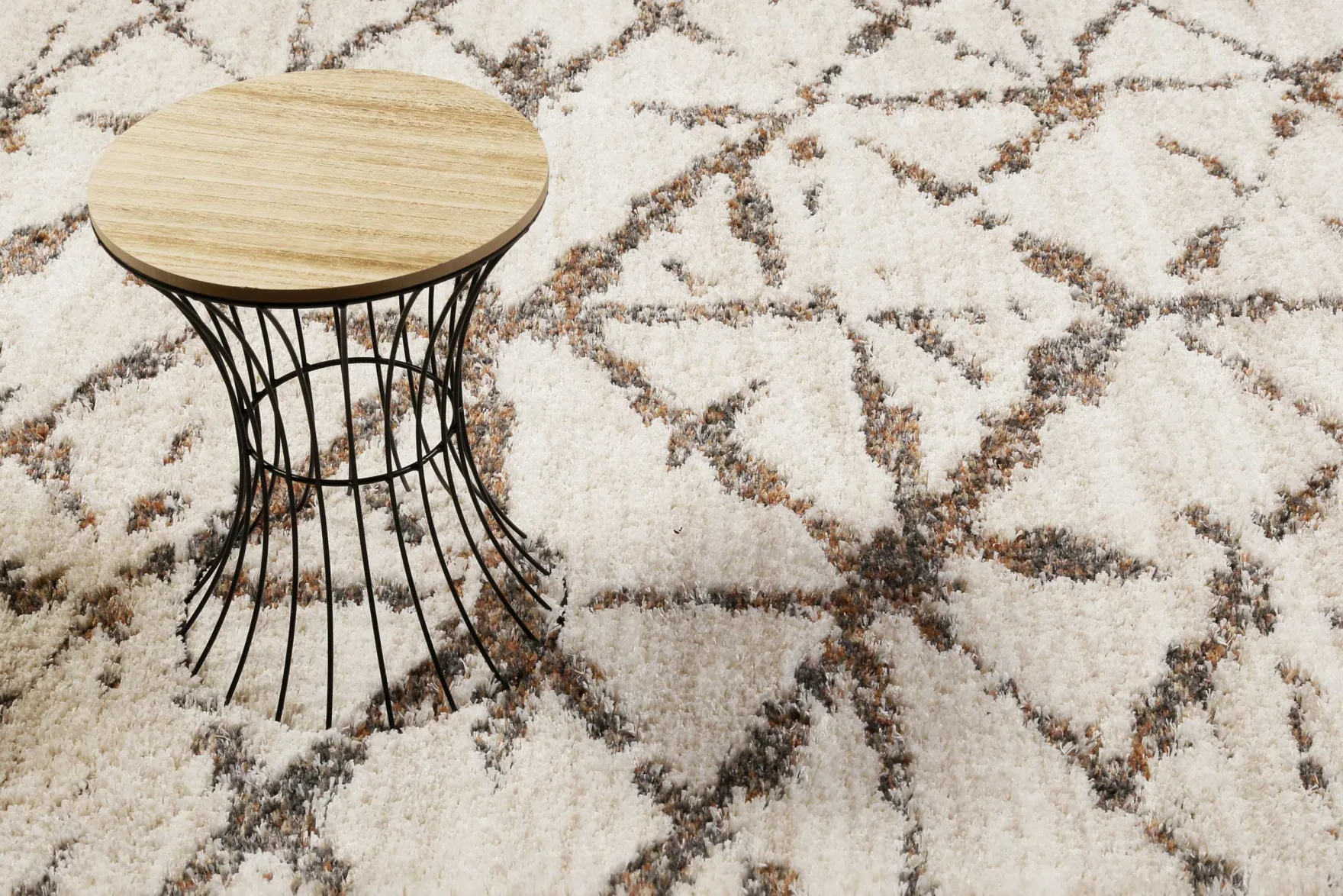 Esprit Teppich Creme Weiß Hochflor "Ronja"