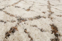 Esprit Teppich Creme Weiß Hochflor