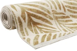 Esprit Teppich Creme Weiß Kupfer Gold meliert Kurzflor 