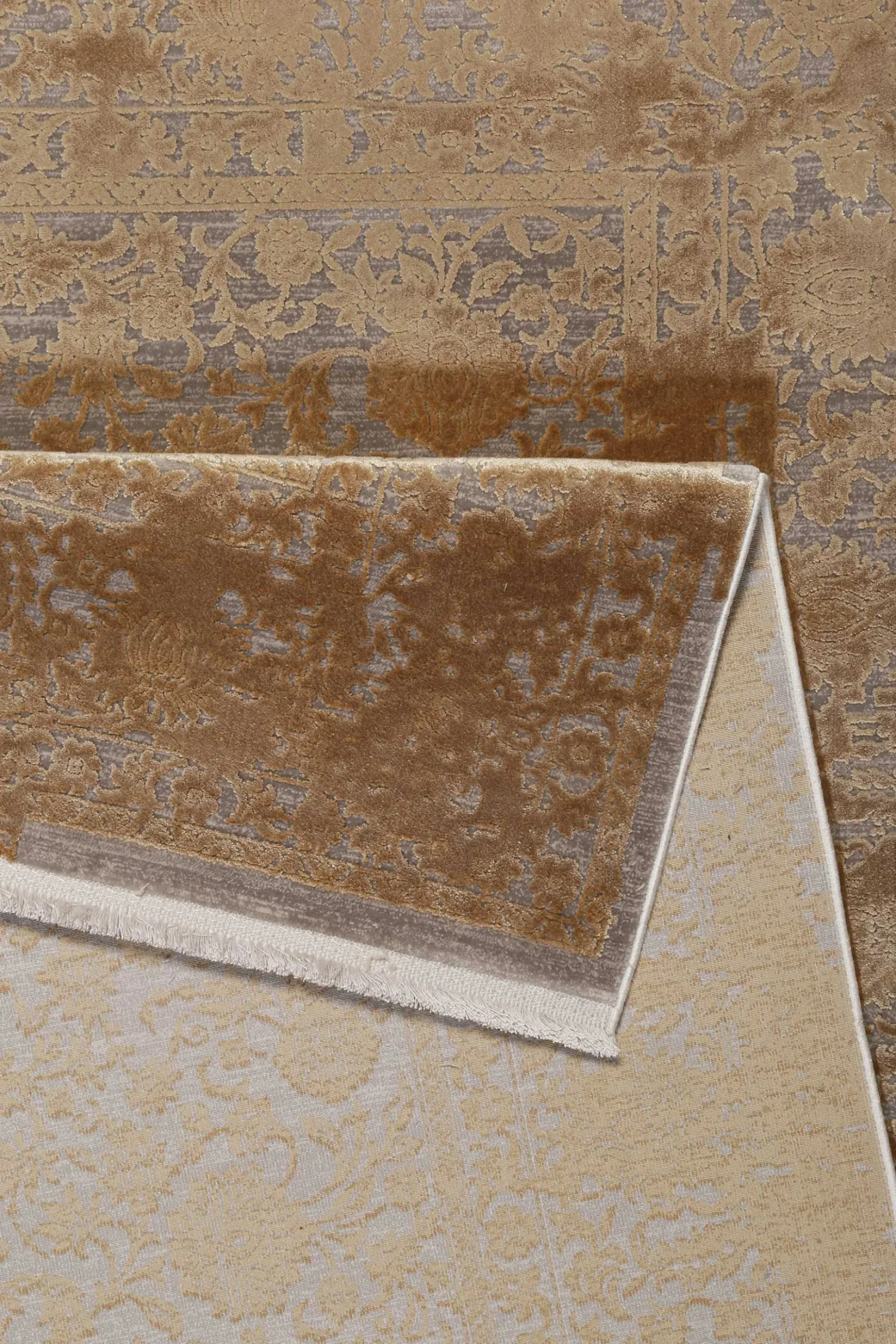 Esprit Teppich Gold Grau Vintage "Florida"