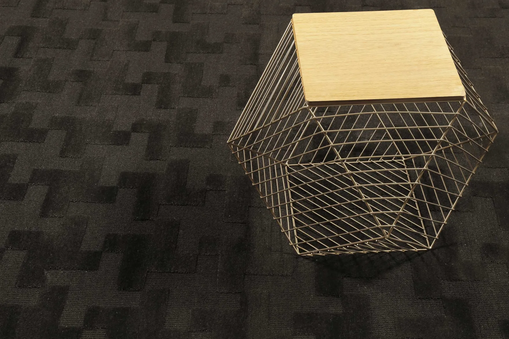 Esprit Teppich Grau Anthrazit aus Wolle "Craft"