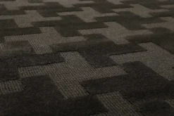 Esprit Teppich Grau Anthrazit aus Wolle