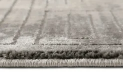 Esprit Teppich Grau Beige Kurzflor 