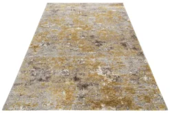 Esprit Teppich Grau Gold Kurzflor "Vintage Feels"