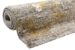 Esprit Teppich Grau Gold Kurzflor