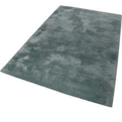 Esprit Teppich Grau Grün Hochflor 