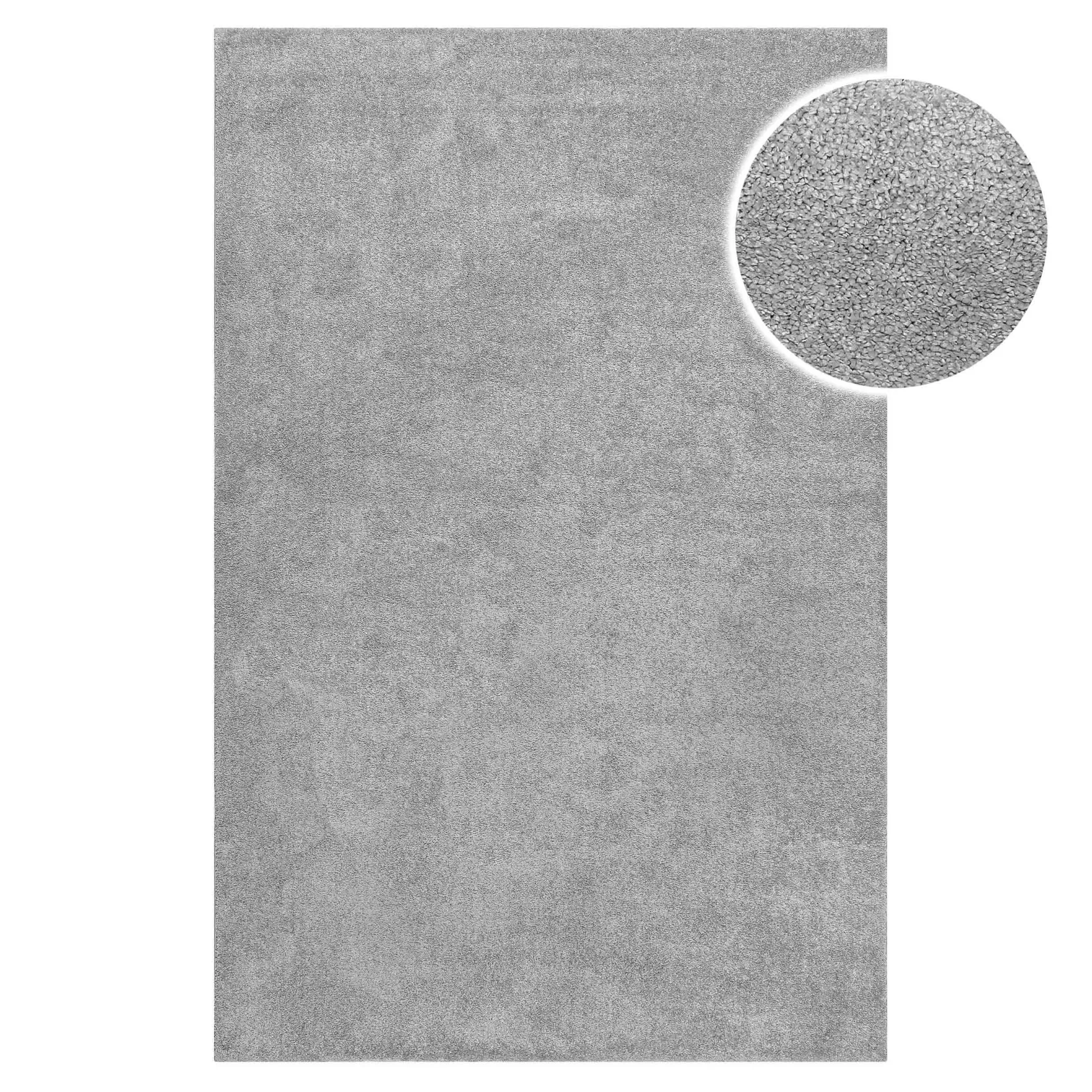 Esprit Teppich Grau Kurzflor soft und weich "Campus"