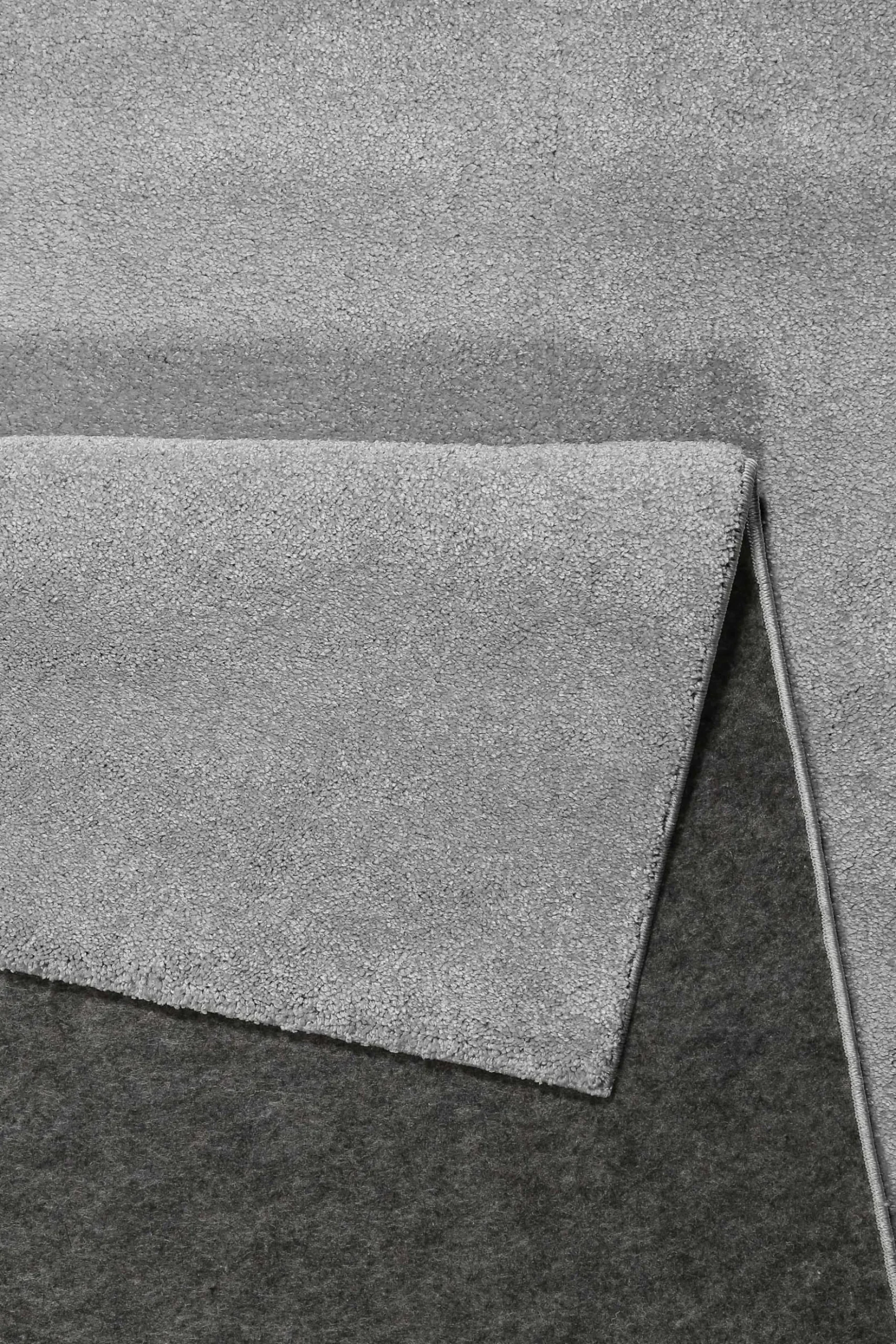 Esprit Teppich Grau Kurzflor soft und weich "Campus"