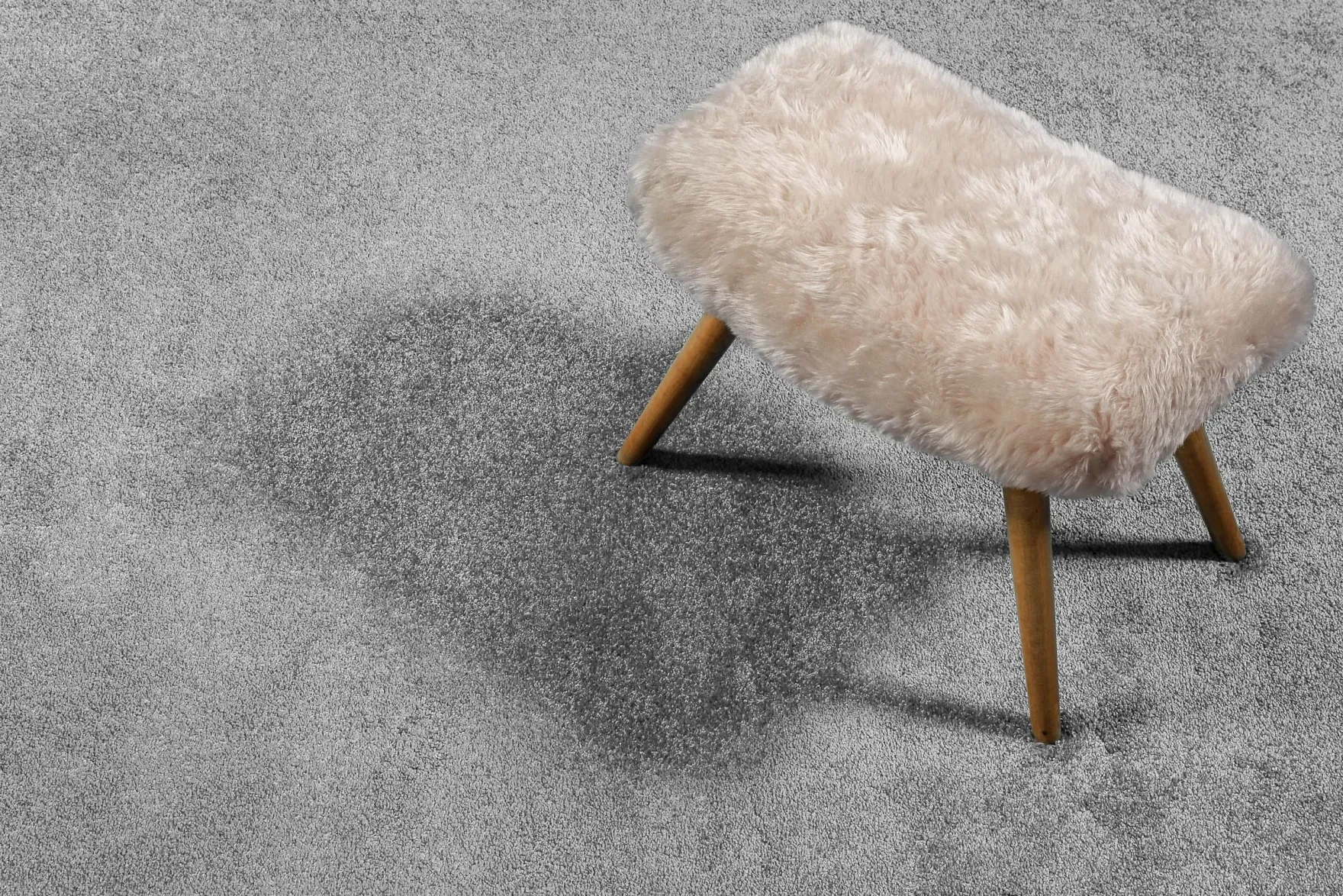 Esprit Teppich Grau Kurzflor soft und weich "Campus"