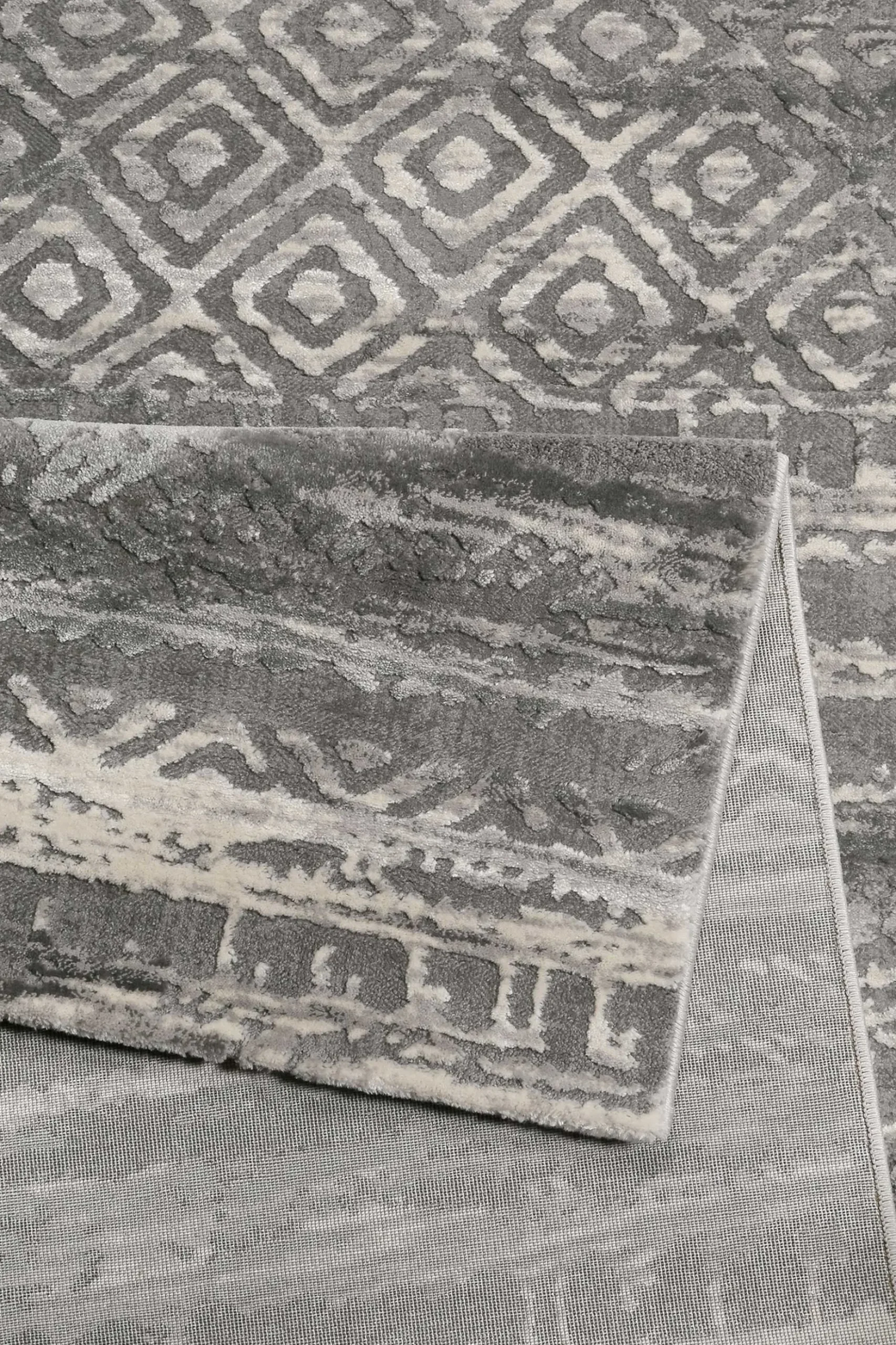Esprit Teppich Grau Kurzflor "Makai"